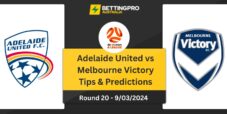 Adelaide United vs Melbourne Victory Tips