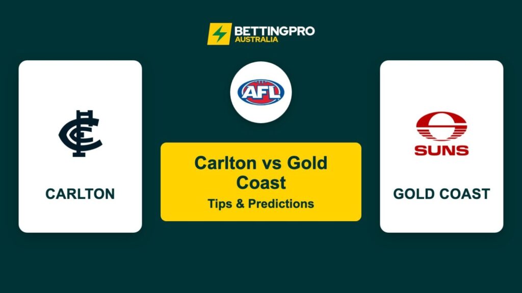 Carlton vs Gold Coast AFL Tips & Predictions