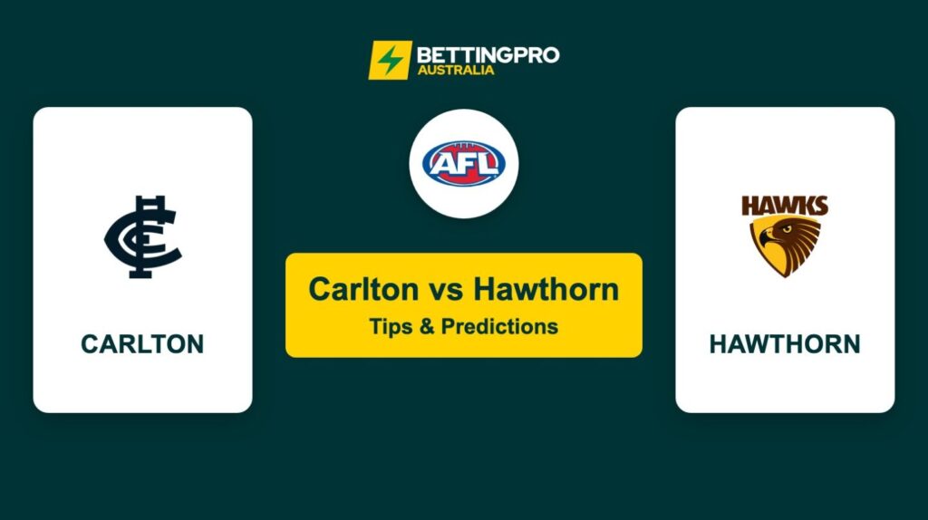 Carlton vs Hawthorn AFL Tips & Predictions