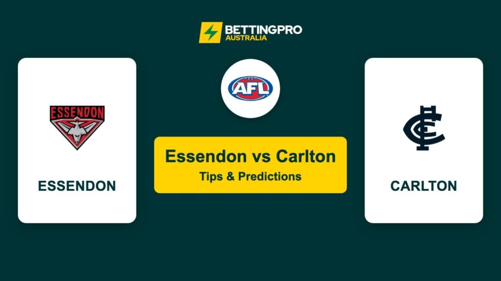 Essendon vs Carlton AFL Tips & Predictions