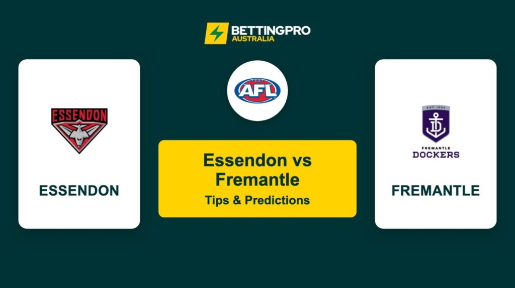 Essendon vs Fremantle AFL Tips & Predictions