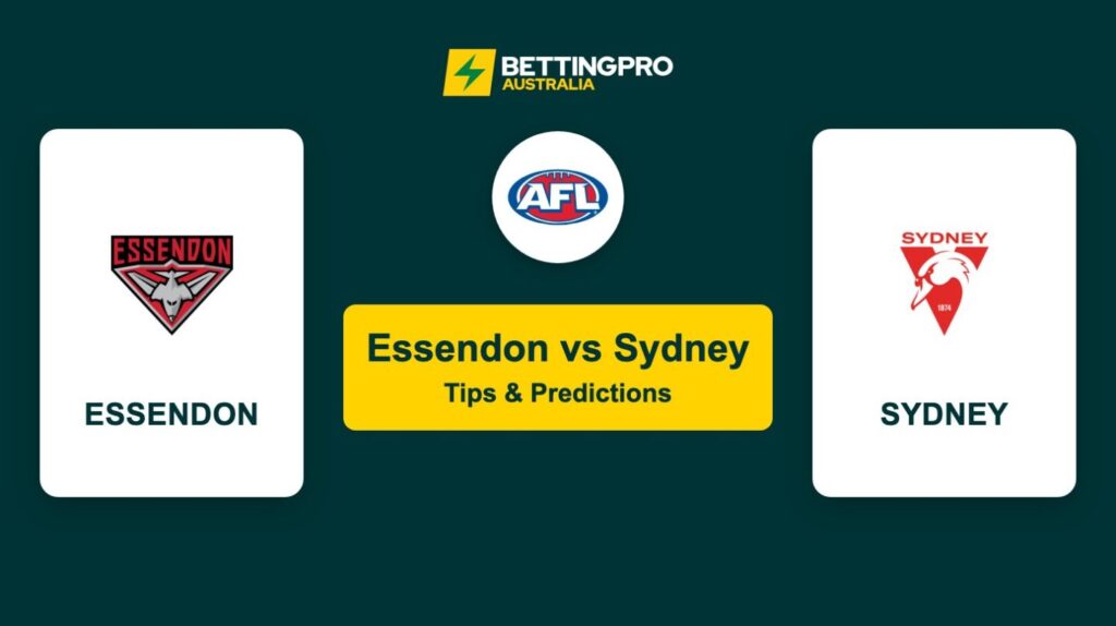 Essendon vs Sydney AFL Tips & Predictions