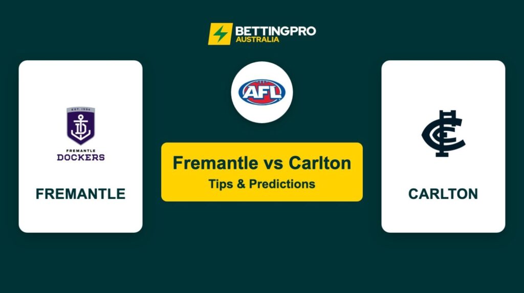 Fremantle vs Carlton AFL Tips & Predictions