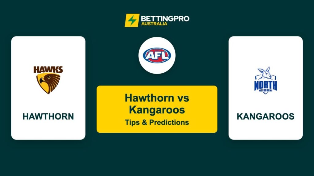Hawthorn vs Kangaroos AFL Tips & Predictions