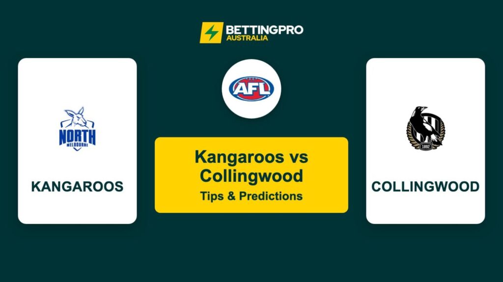Kangaroos vs Collingwood AFL Tips & Predictions