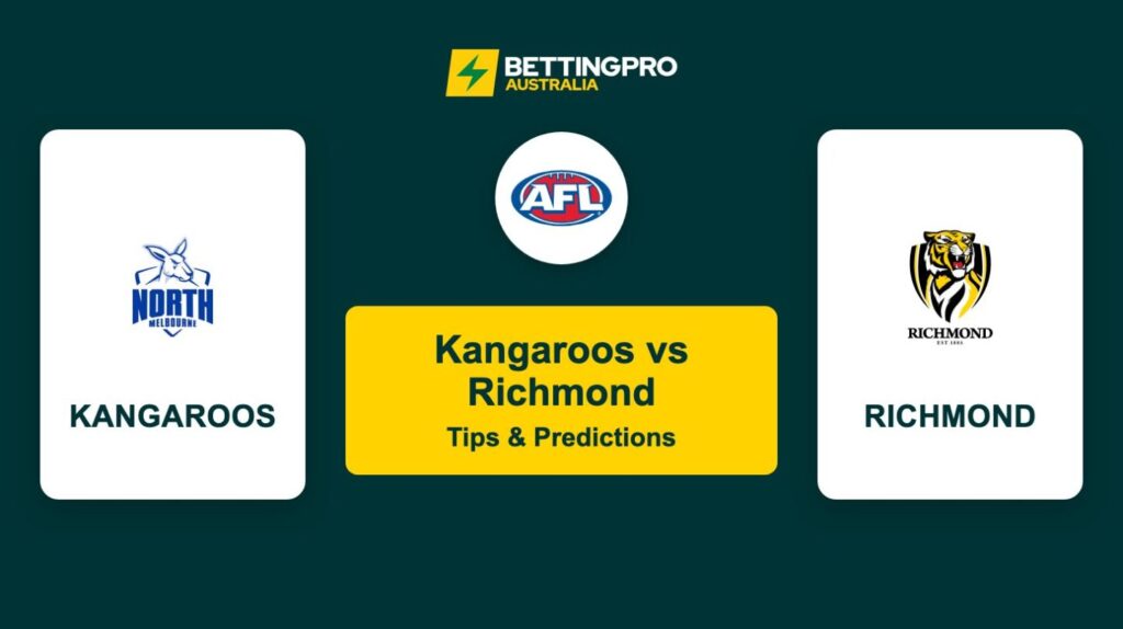 Kangaroos vs Richmond AFL Tips & Predictions