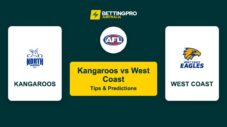 Kangaroos vs West Coast AFL Tips & Predictions