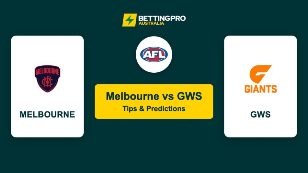 Melbourne vs GWS AFL Tips & Predictions