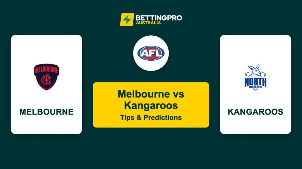 Melbourne vs Kangaroos AFL Tips & Predictions