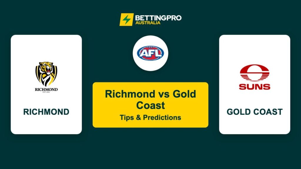 Richmond vs Gold Coast AFL Tips & Predictions