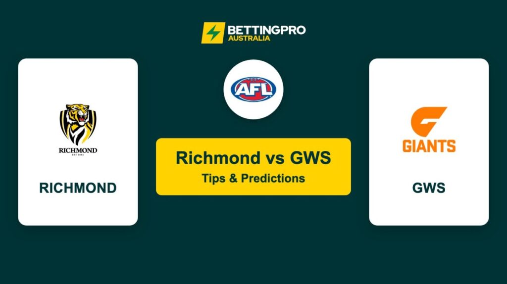 Richmond vs GWS AFL Tips & Predictions