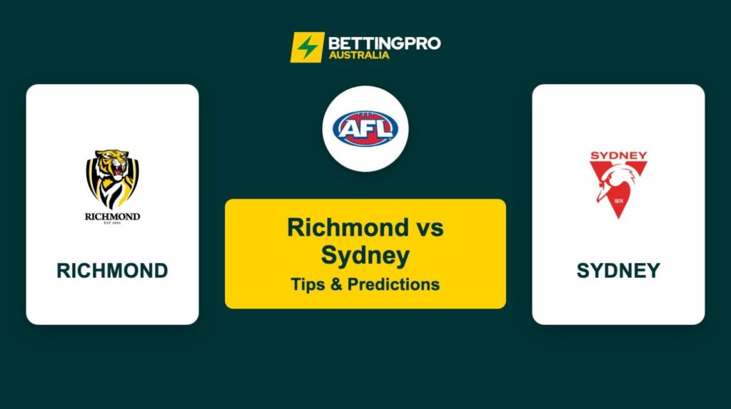 Richmond vs Sydney AFL Tips & Predictions