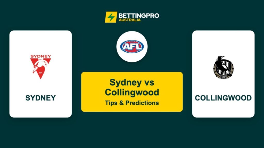 Sydney vs Collingwood AFL Tips & Predictions