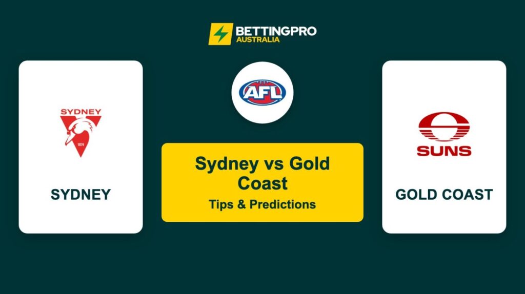 Sydney vs Gold Coast AFL Tips & Predictions