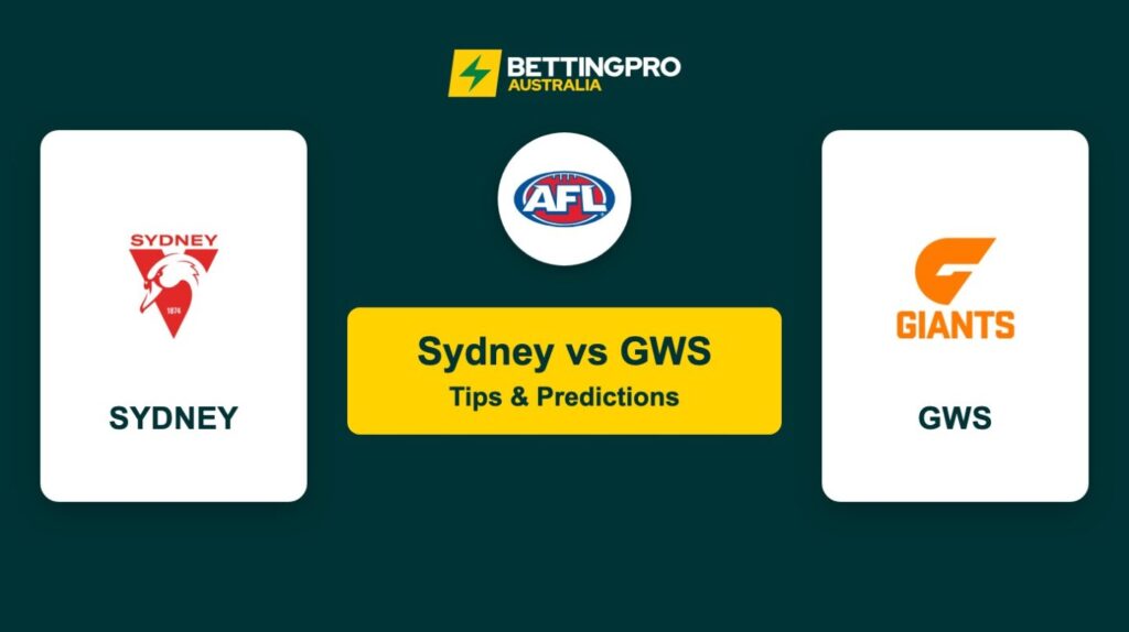 Sydney vs GWS AFL Tips & Predictions