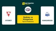 Sydney vs Kangaroos AFL Tips & Predictions