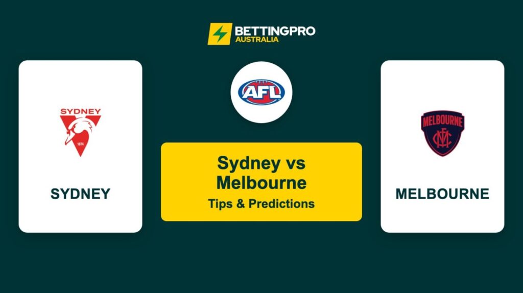 Sydney vs Melbourne AFL Tips & Predictions