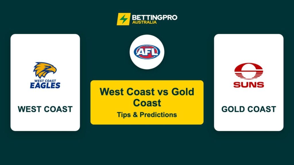 West Coast vs Gold Coast AFL Tips & Predictions