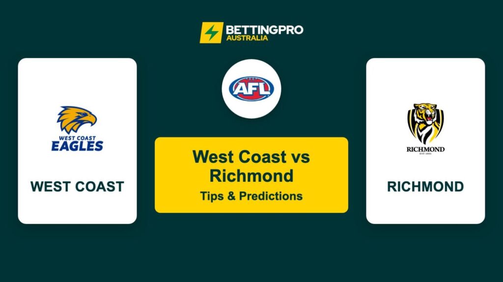 West Coast vs Richmond AFL Tips & Predictions
