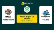 Wests Tigers vs Sharks NRL Tips & Predictions