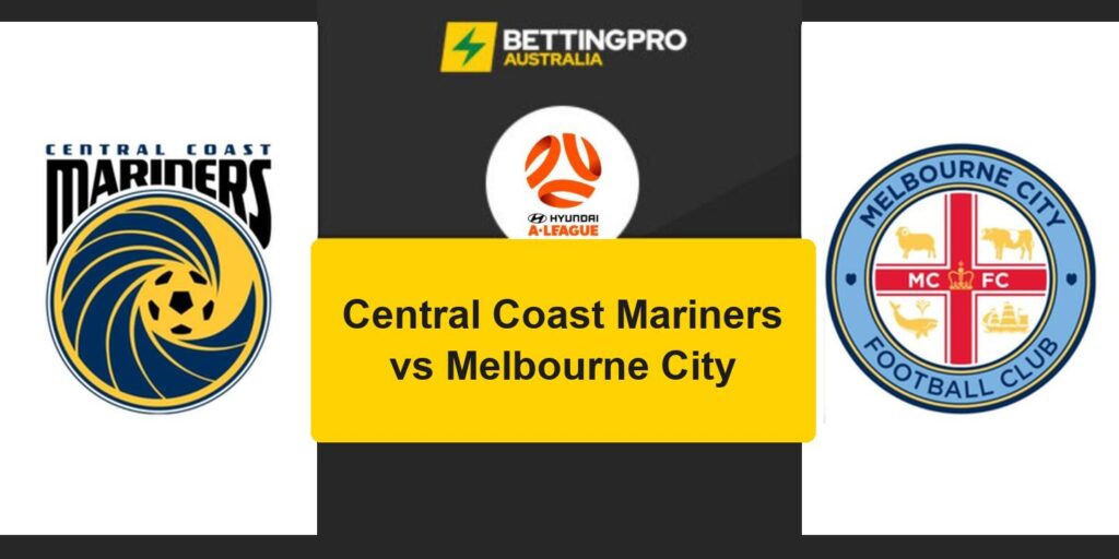 Central Coast Mariners vs Melbourne City A-League head to head record and stats