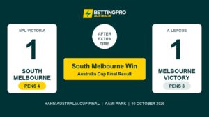 South Melbourne win the 2026 Australia Cup final 1-1 (4-3 on penalties) against Melbourne Victory