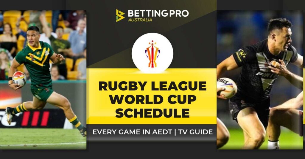 Rugby League World Cup schedule and TV guide